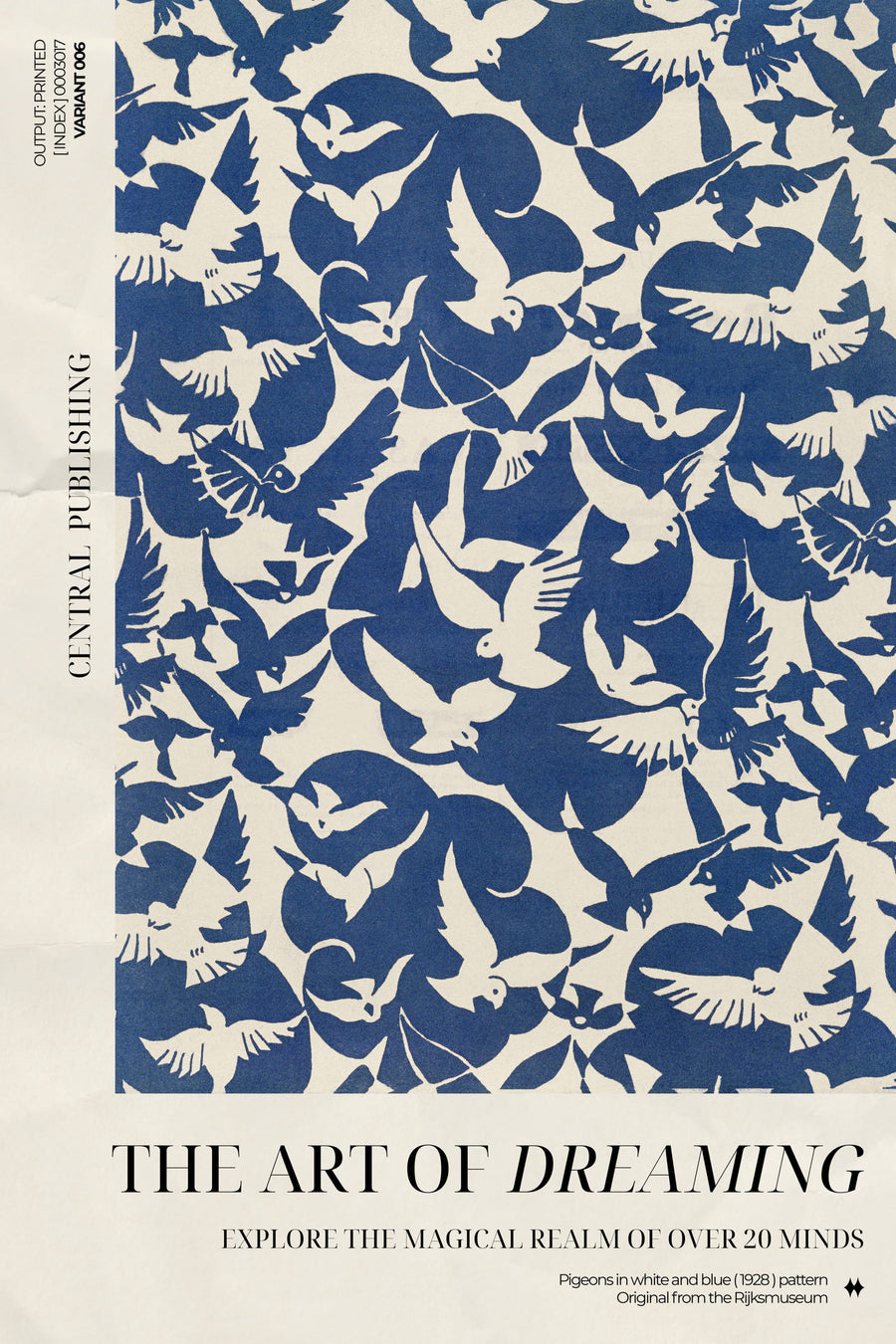 Pigeons in White and Blue