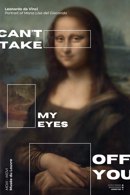 Can't Take My Eyes Off You, after da Vinci, archival giclée art print