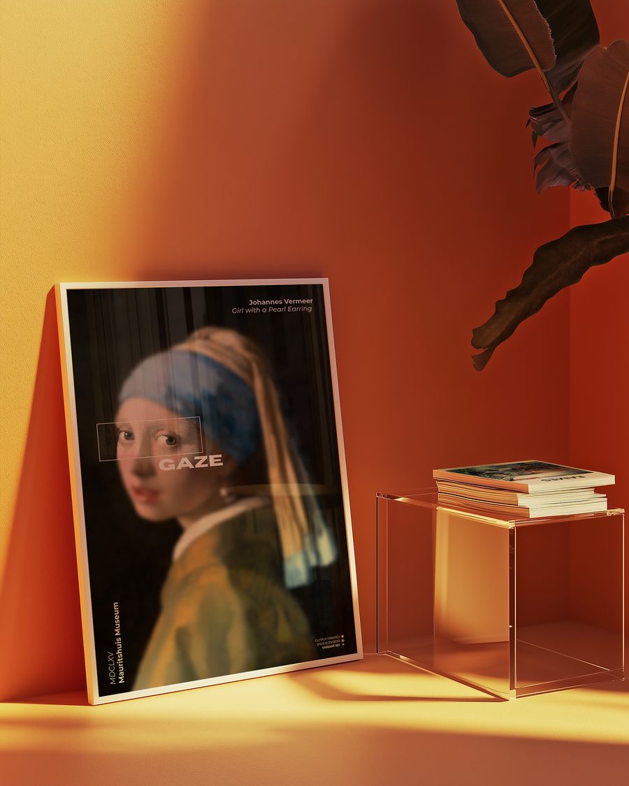The Original Side-Eye, after Vermeer