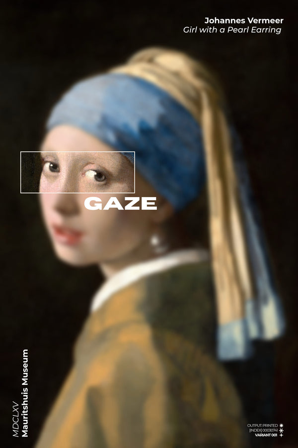The Original Side-Eye, after Vermeer
